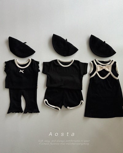 AOSTA43｜(6m-5y) 4款夏季羅紋短袖上衣23