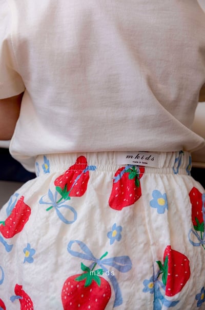 M-KIDS28｜(65-115cm) 印花縮口棉褲9