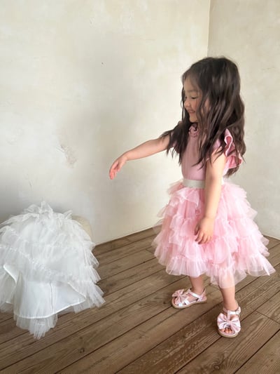 Azalea12｜(85-112cm) 蕾絲花長裙8