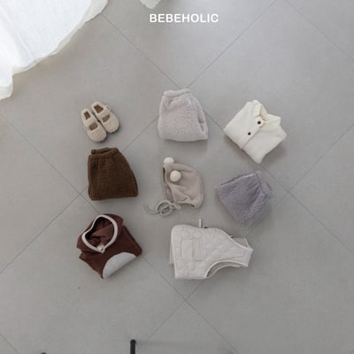 Bebe holic35｜(3m-18m) 刷毛熊熊縮口褲7