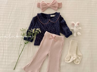 Valubebe46｜(65-90) 翻領碎花上衣18