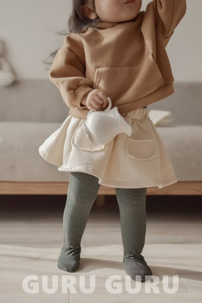 GURU GURU19｜(6m-24m) 2色口袋棉裙8