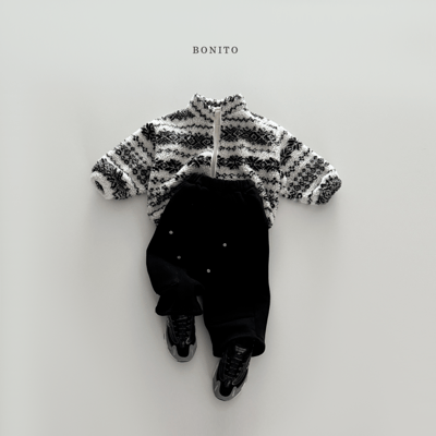 Bonito36｜(75cm-125cm) 鉚釘設計直筒褲11