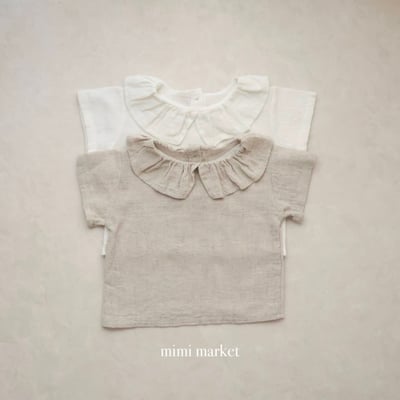 mimi market25 (75-90cm)  荷葉邊翻領上衣3