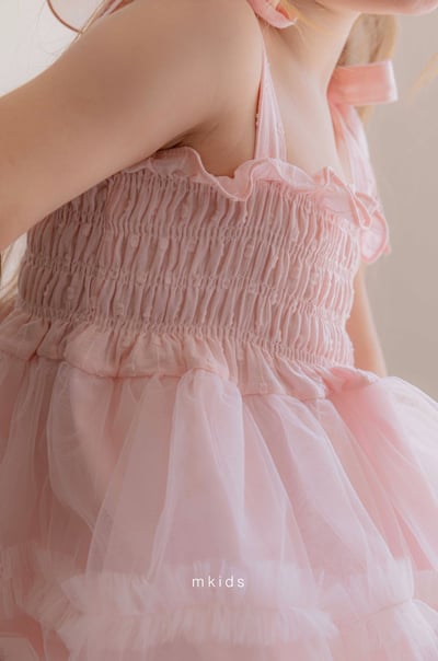 M-KIDS07｜(65-115cm) 浪漫綁帶洋裝11
