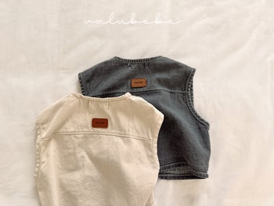 Valubebe 06｜(65-90cm) 牛仔背心外套5