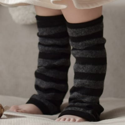 GURU GURU04｜(6m-24m) 4色條紋腳套襪1