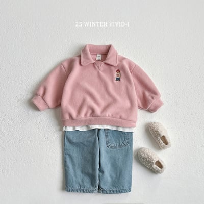 vivid92｜(78cm-125cm) 磨毛小熊休閒套裝14