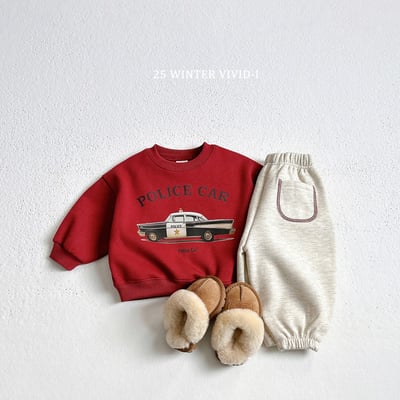 vivid07｜(78cm-125cm) 口袋素面縮口褲11