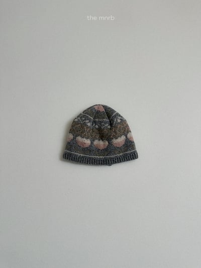 Mi45｜(Free)    花卉提花針織帽3