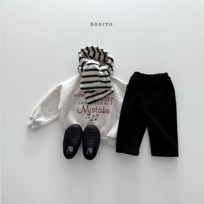 Bonito31｜(75cm-125cm) 英字印花休閒上衣12