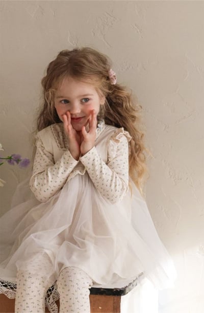 FLO05｜(free) 4色蕾絲蝴蝶結髮夾9