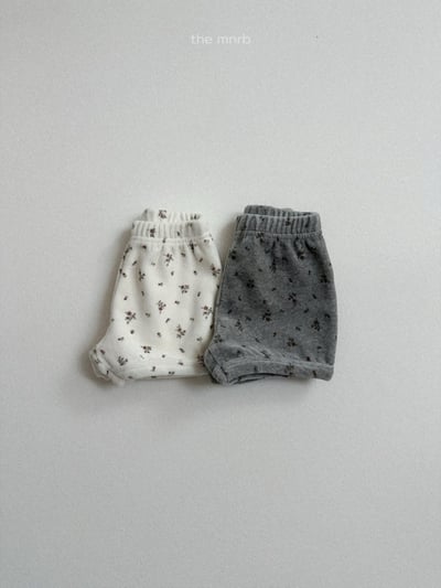 MiniRobe14｜(70-110) 碎花毛圈短褲6