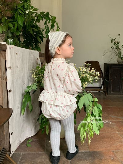 JE556｜(66-90cm) 荷葉邊層次包屁衣14