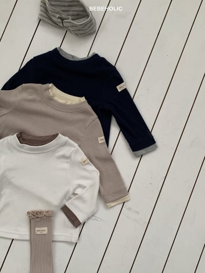 Bebe holic37｜(3m-18m) 撞色層次上衣3