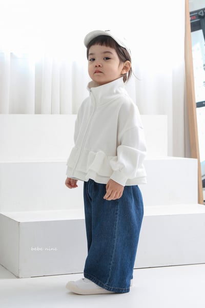 bebe nine02 (65-115) 2色寬鬆牛仔褲6