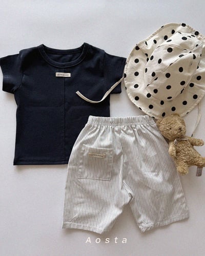 AOSTA35｜(6m-5y) 3款素色小標上衣16