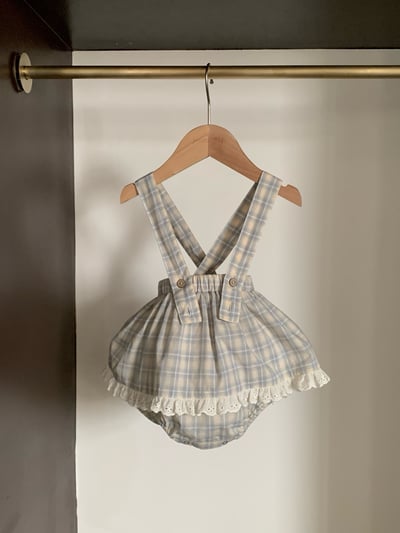 JE27｜(66-120cm) 學院格紋吊帶包屁衣/洋裝23