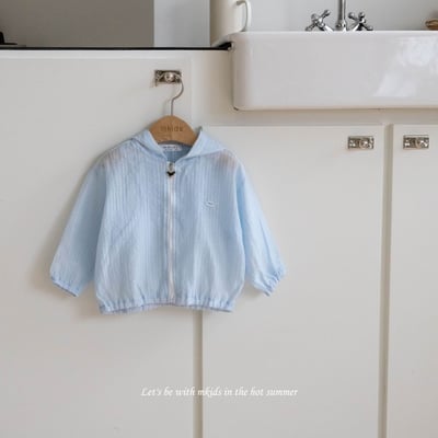 M-KIDS11｜(65-115cm) 小標連帽拉鍊外套6