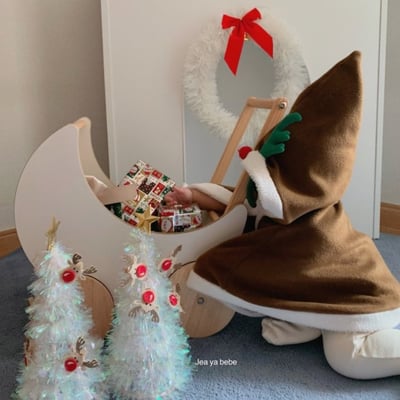 JEAYA03｜(5m-4y) 3色聖誕系列連帽斗篷9