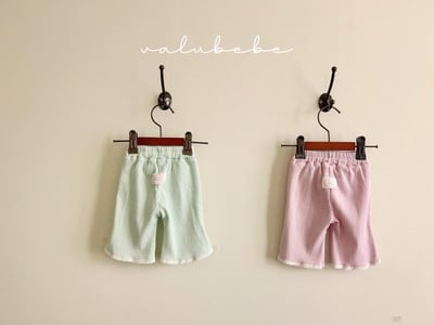 Valubebe 08｜(65-90cm) 蕾絲邊喇叭褲2