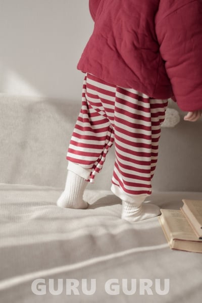 GURU GURU02｜(6m-24m) 2色條紋連身衣10