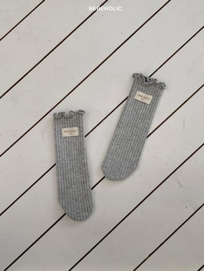 Bebe holic14｜(3m-18m) 木耳滾邊無根襪6