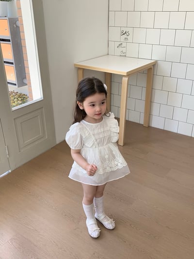 JE37｜(66-90cm) 蕾絲花邊包屁衣13