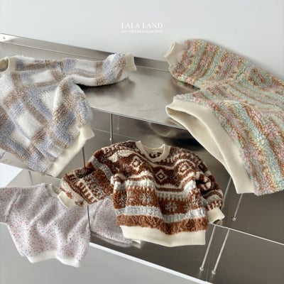 lala land77｜(75cm-120cm) 4色北歐風刷毛上衣21