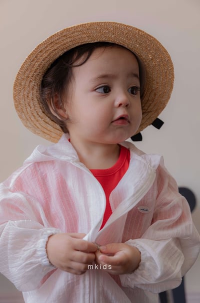 M-KIDS11｜(65-115cm) 小標連帽拉鍊外套13