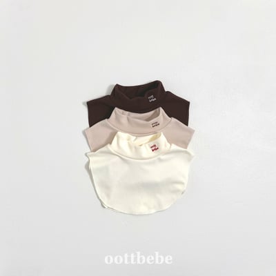 Oottbebe77｜(Free)  保暖德絨內搭假領1