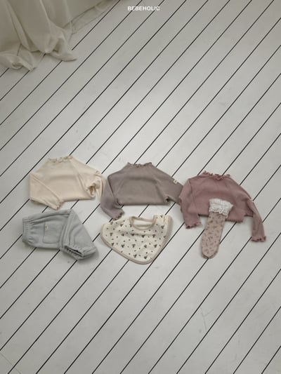 Bebe holic33｜(3m-18m) 木耳邊上衣17