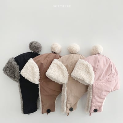 Oottbebe45｜(1-5y  50cm) 毛球造型追雪帽1