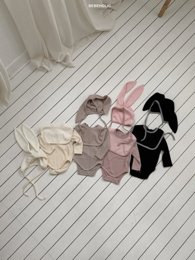 Bebe holic29｜(3m-18m) 小兔寶寶包屁衣套裝15