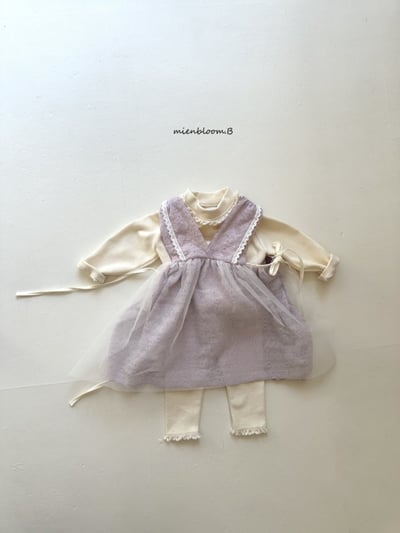 Bloom.b44｜(0m-24m/85cm-125cm) 蕾絲薄紗背心洋裝12