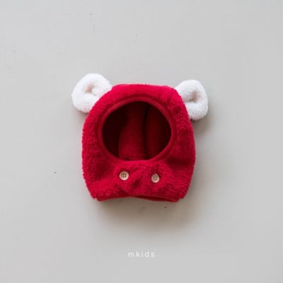 M-KIDS11｜(55-115cm) 16色動物毛毛鈕扣帽15