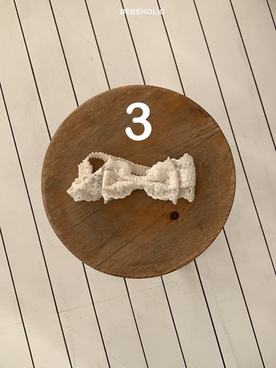 Bebe holic54｜(Free) 蕾絲花邊髮帶7