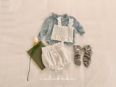 Valubebe 47｜(65-80cm) 花邊皺紋短褲10