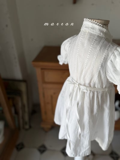 Marron03｜(3m-18m 1y-6y) 公主泡泡袖套裝5
