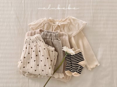 Valubebe81｜(65-90) 蕾絲花邊摺邊披肩3