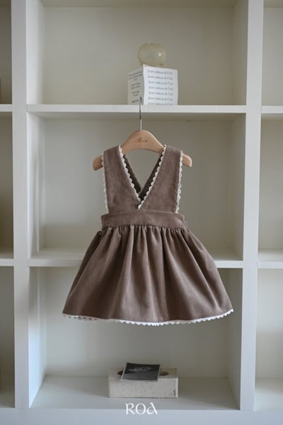 ROA19｜(80cm-120cm) 2色深V吊帶連身裙3