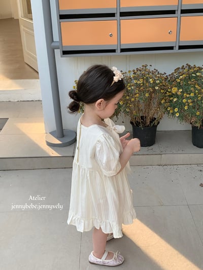 JE13｜(66-120cm) 蝴蝶結緞帶包屁洋裝10