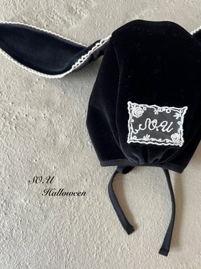 SO.U01｜(Free)  絨毛兔耳朵帽9