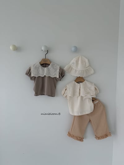 Bloom.b16｜(55cm-118cm) 蕾絲翻領上衣7