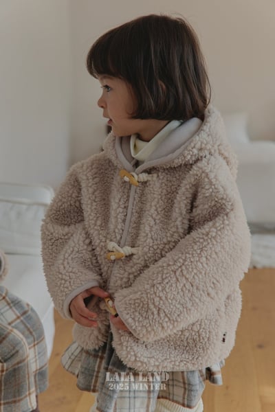 lala land51｜(75cm-120cm) 3色法蘭絨學院格紋褲裙6