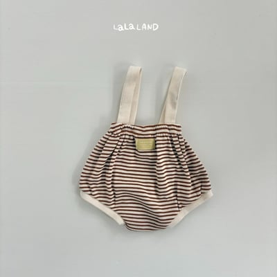 lala land03｜(3m-18m) 2色可拆式吊帶條紋燈籠褲20
