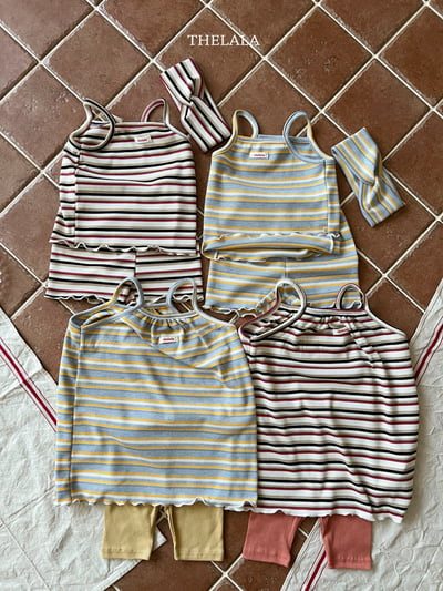 thelala35｜ (70-115) 條紋細肩套裝5