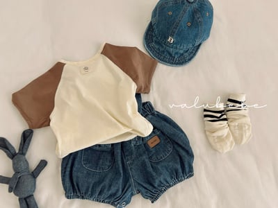 Valubebe 11｜(65-90cm) 復古拼接上衣4