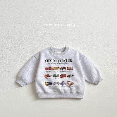 vivid40｜(78cm-125cm) 迷你汽車印花休閒上衣3