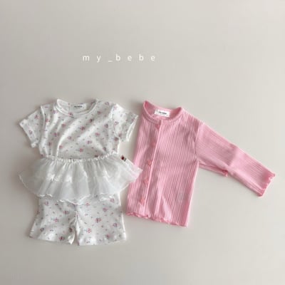 my_bebe23｜(80-120cm) 碎花家居服組8